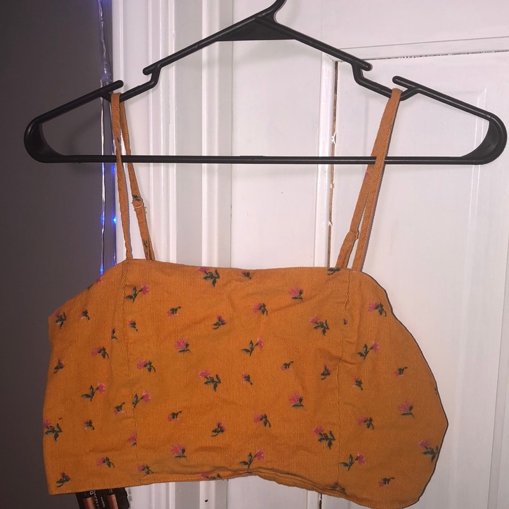 floral crop top